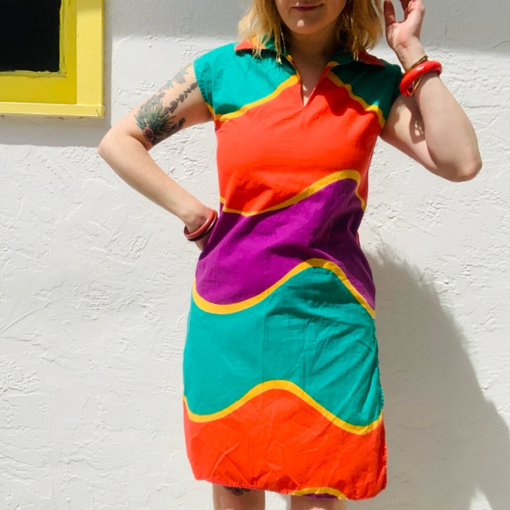 VTG 1960s Vibrant Tunic